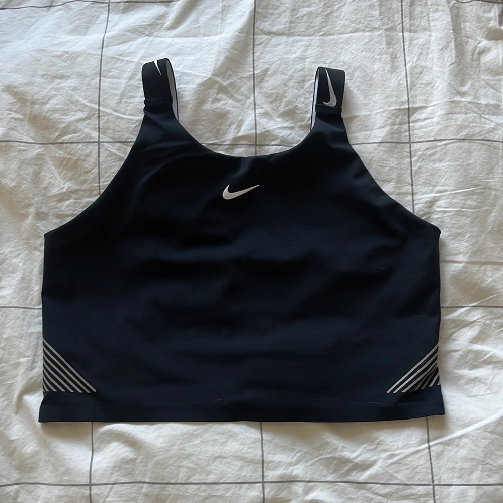 Nike pro dry fit longline running bra, M